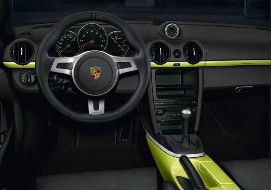 Porsche Cayman R Sport Design steering wheel