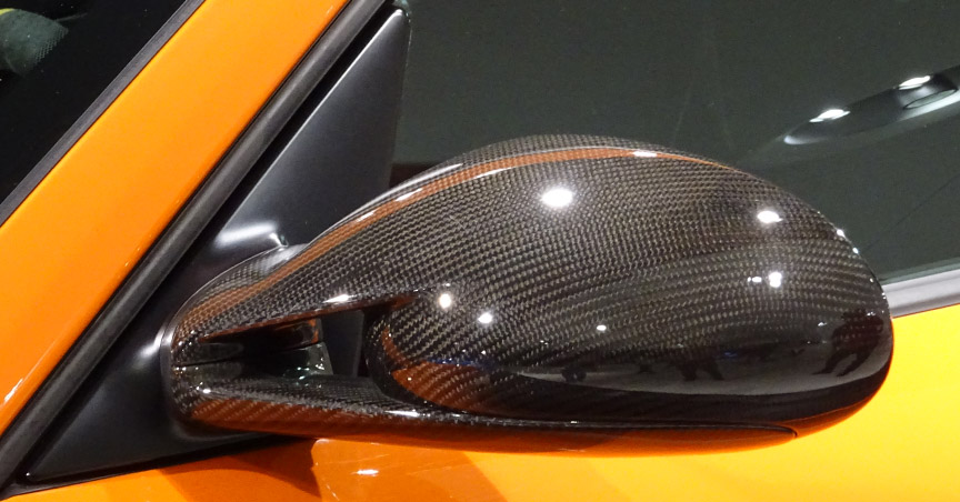 Porsche Cayman S Sport carbon mirror