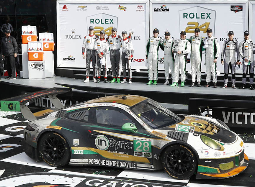 2017 Daytona 24 hours GTD class winner Porsche 911 991 GT3 R