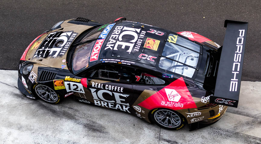 2017 Bathurst 12 hour APA class winner Porsche 911 991 GT3 R