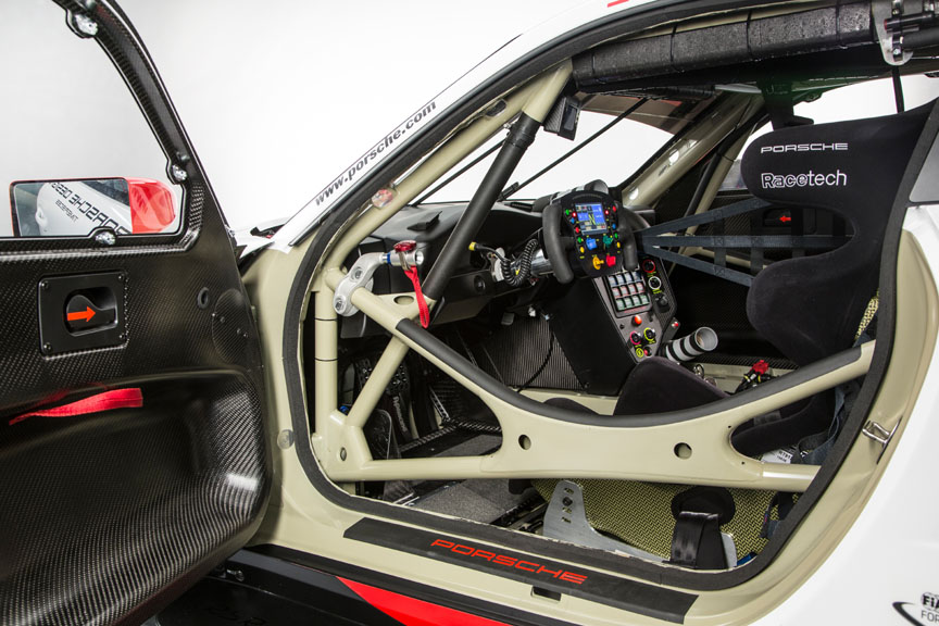 2017 Porsche 911 991.2 RSR roll cage, cockpit