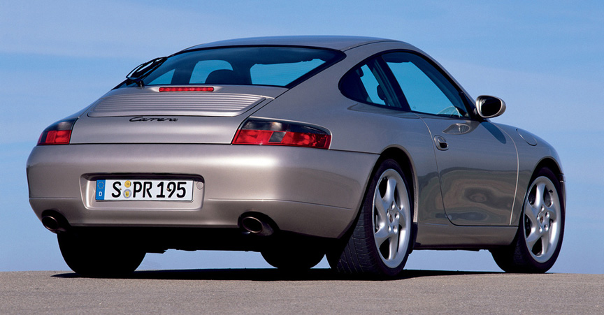 Porsche 911 996 Carrera 3.4 rear quarter view