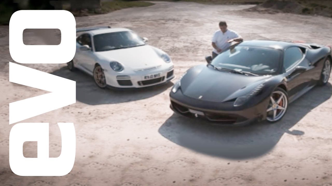 Ferrari 458 Italia vs Porsche 911 GT3 RS | evo Magazine