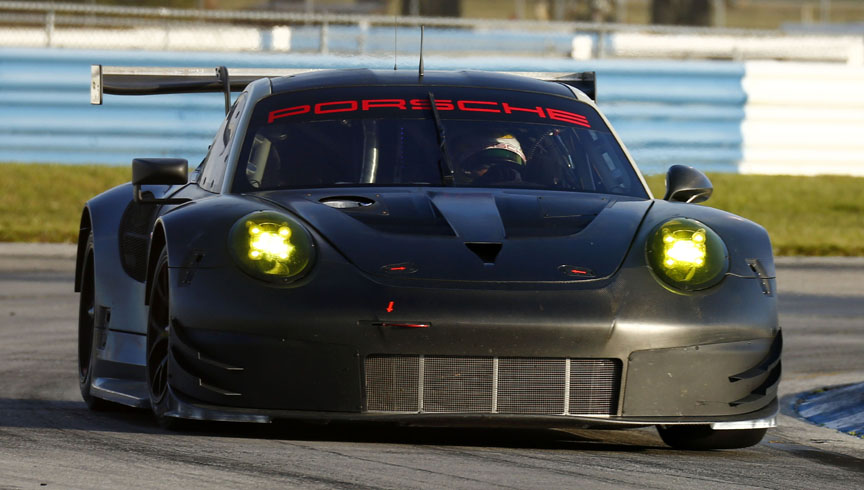 Porsche 911 991.2 RSR testing