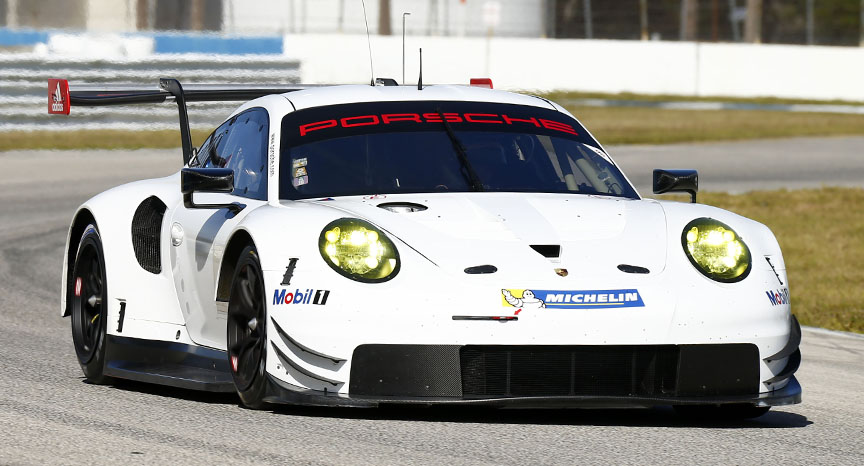 Porsche 911 991.2 RSR testing