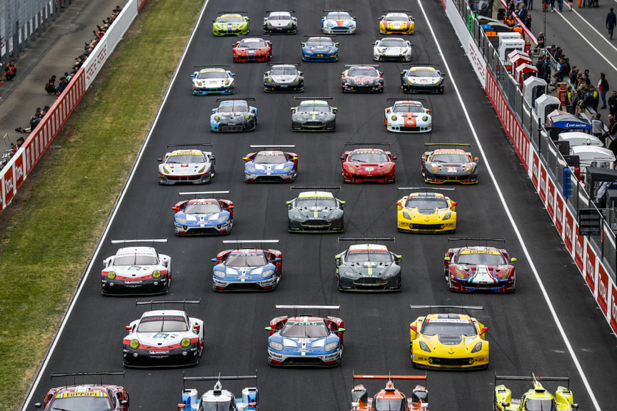 2017 Le Mans test day group photo