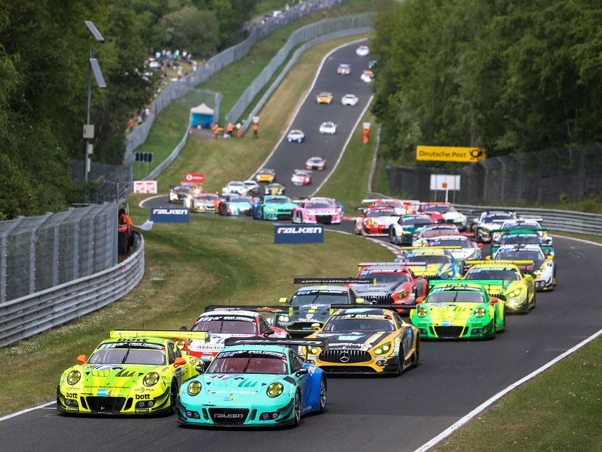 2018 Nürburging 24h start, Porsche 911 991.1 GT3 R