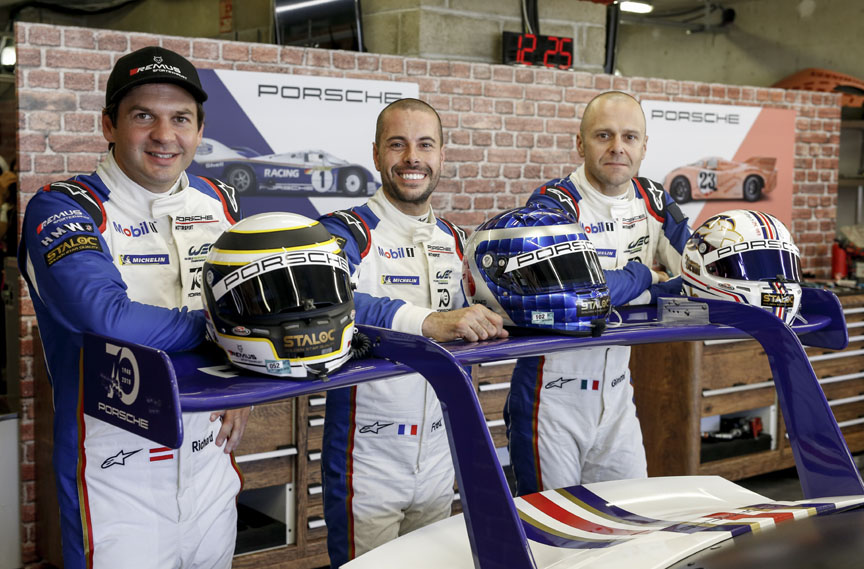 2018 Le Mans 24h GTE Pro 2nd place: Richard Lietz, Fred Makowiecki, Gianmaria Bruni