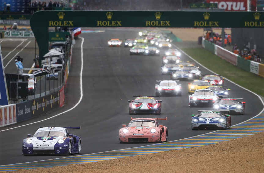 2018 Le Mans 24 start, GTE Pro class