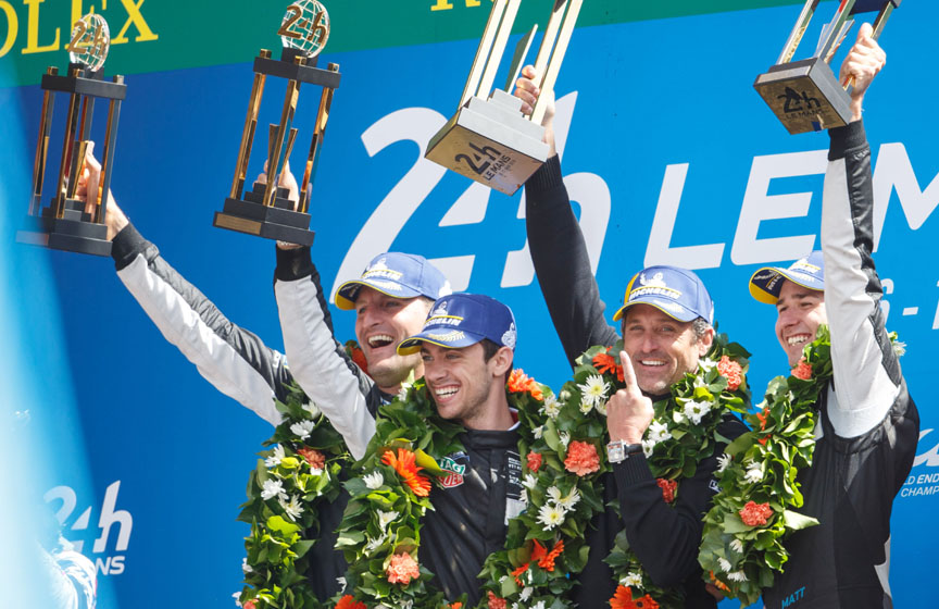 2018 Le Mans 24h GTE Am winners (Dempsey-Proton Racing)