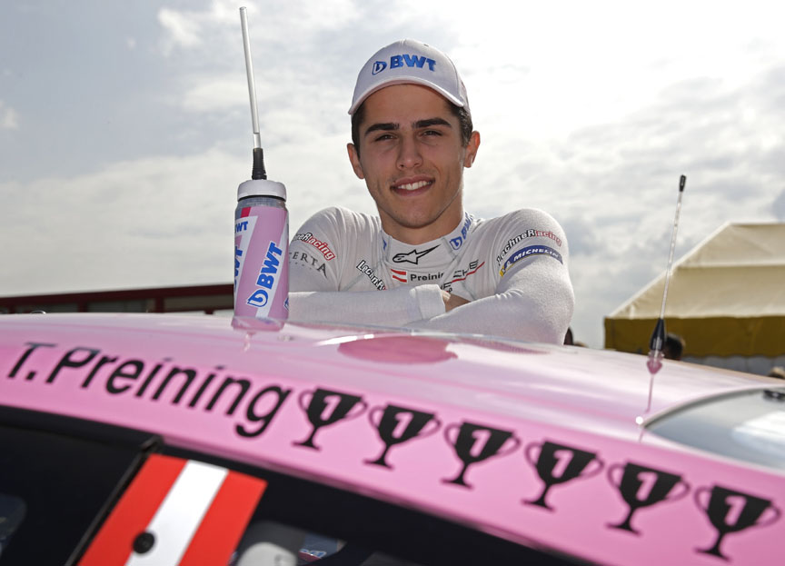 2018 Porsche Carrera Cup Deutschland winner Thomas Preining