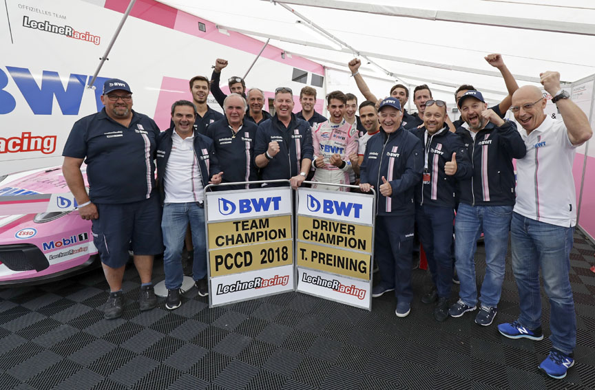 2018 Porsche Carrera Cup Deutschland winner Thomas Preining, Lechner Racing