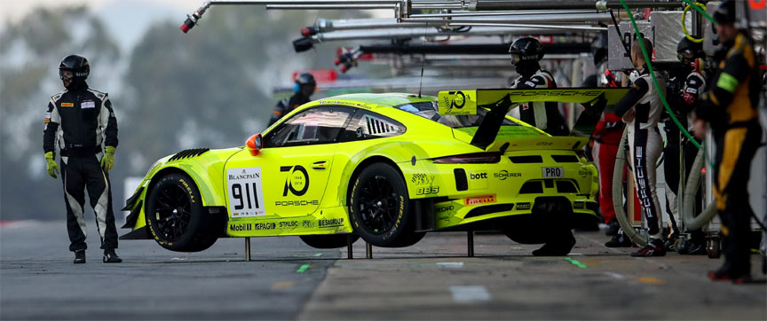 2018 Blancpain GT Series Endurance Cup Barcelona, Porsche 911 991.1 GT3 R