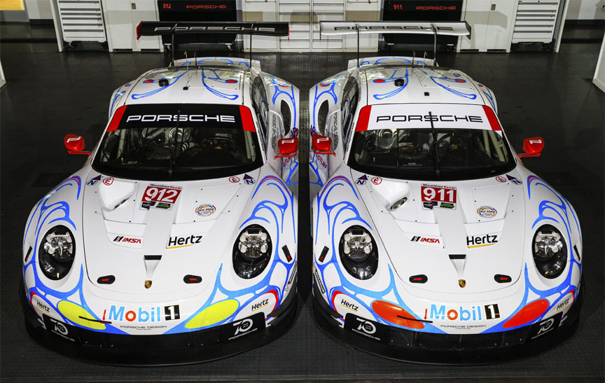 2018 Porsche 911 991.2 RSR with 1998 livery