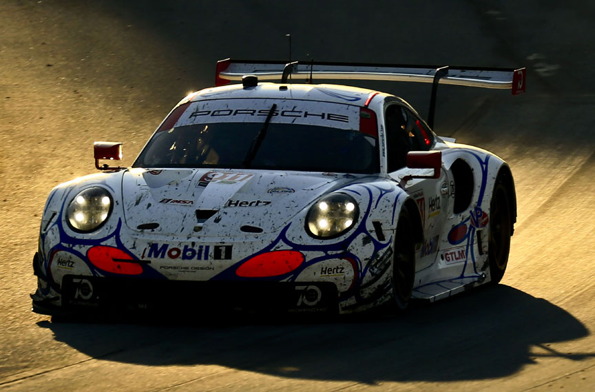 2018 Road Atlanta, Petit Le Mans winner, Porsche 911 991.2 RSR with 1998 livery