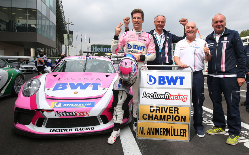 2018 Porsche Supercup winner Michael Ammermüller