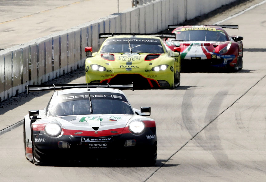 2019 Sebring 1000 mile race winner Porsche 911 RSR