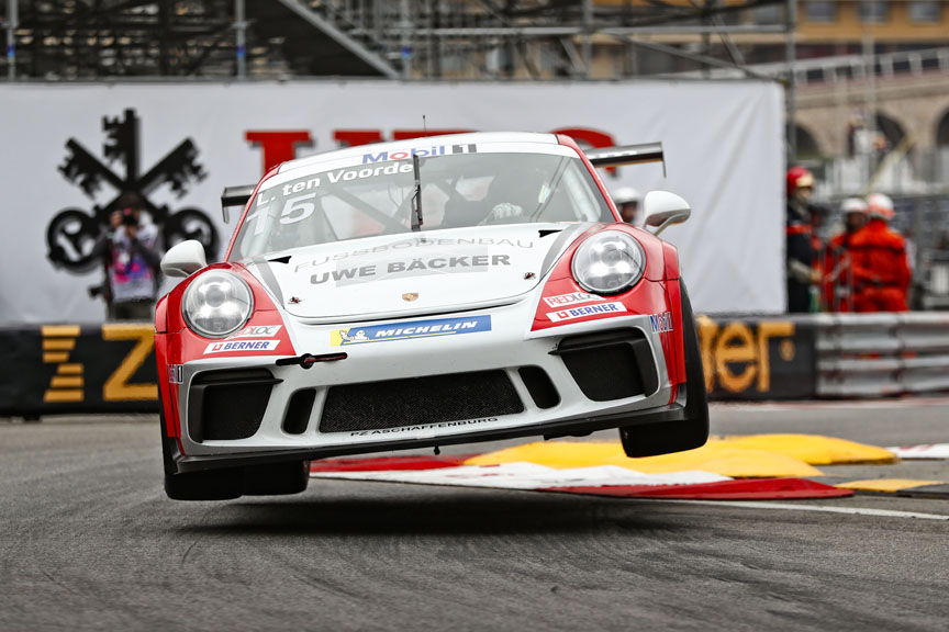 2019 Supercup Monaco qualification, Larry Ten Voorde, Porsche 911 991.2 GT3 Cup 4.0
