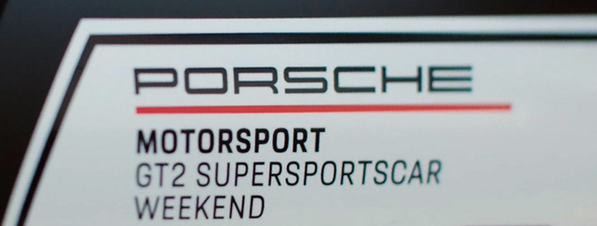 2019 Porsche Motorsport GT2 Supersportscar Weekend logo