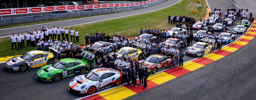 2019 Spa 24 Porsche photoshoot