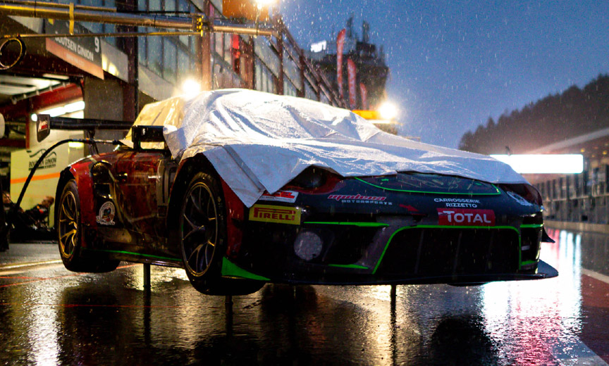 2019 Spa 24h halted due to heavy rain