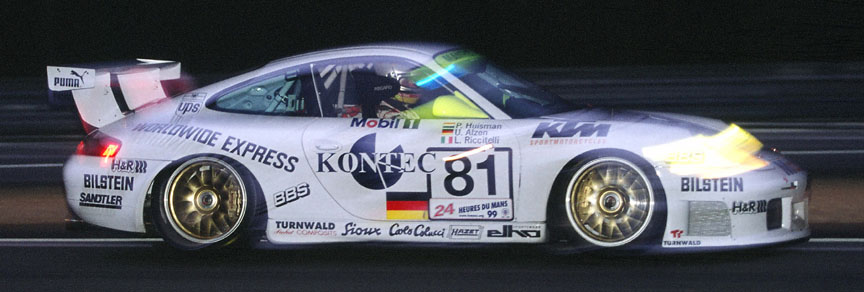 Porsche 911 996 GT3 R at 1999 Le Mans 24 hour race