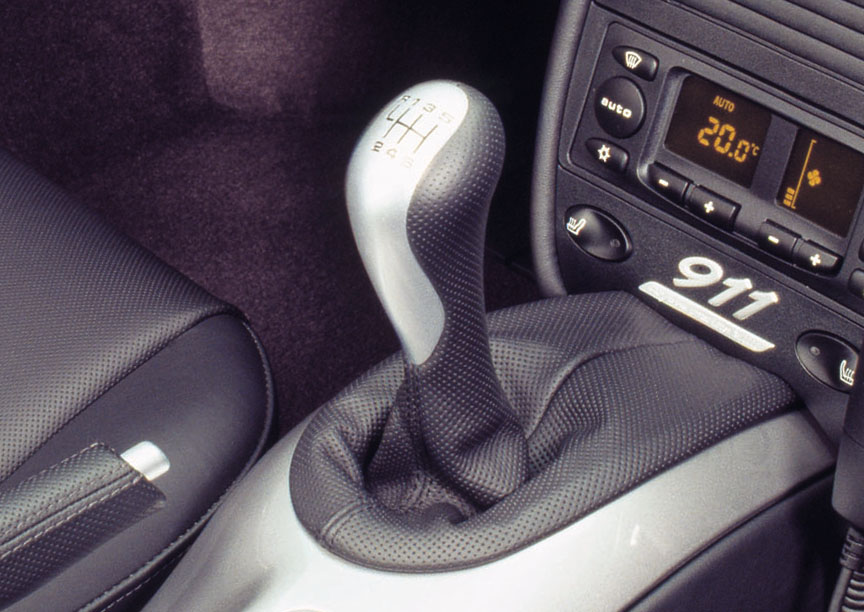 Porsche 996, 40 years 911, 40 Jahre, gear shift lever