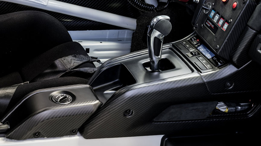 Porsche 911 991 GT2 RS Clubsport carbon centre console