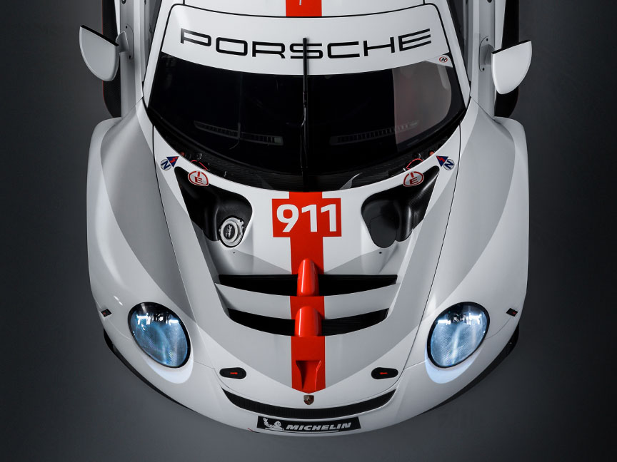 Porsche 911 991 RSR 4.2 front lid
