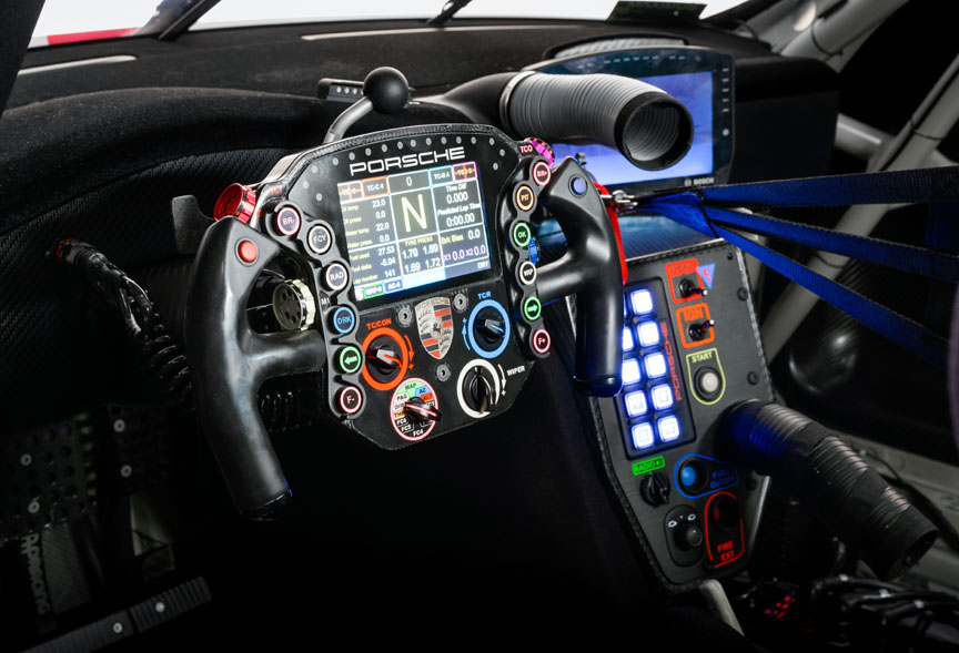 Porsche 911 991 RSR 4.2 steering wheel