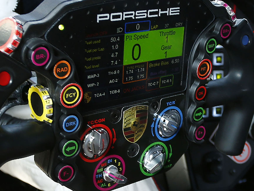 Porsche 911 991 RSR 4.2 steering wheel