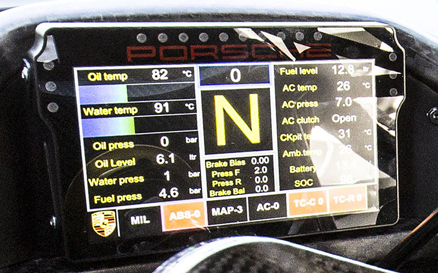 Porsche 911 991.2 GT3 R display