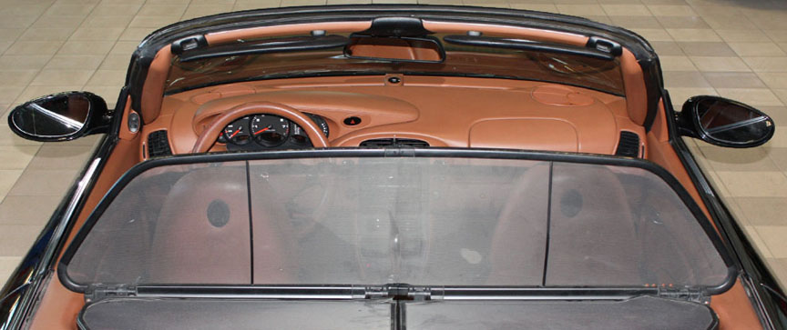 Porsche 911 996 Cabriolet wind deflector (WindStop, Windschott)