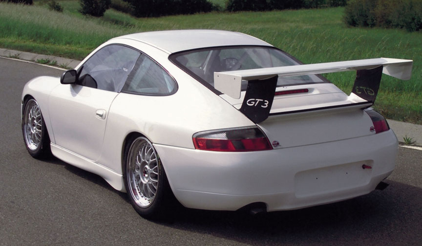 2001 Porsche 911 996 GT3 Cup, new rear wing