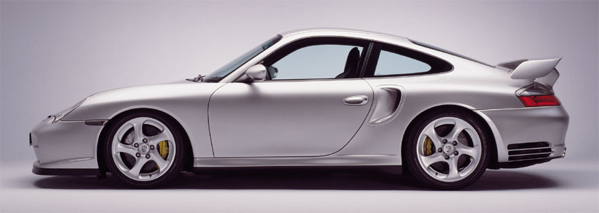 Porsche 911 996 GT2 side view