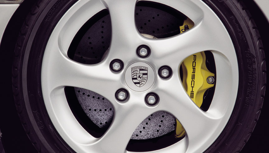 Porsche 911 996 GT2/Turbo PCCB ceramic brake