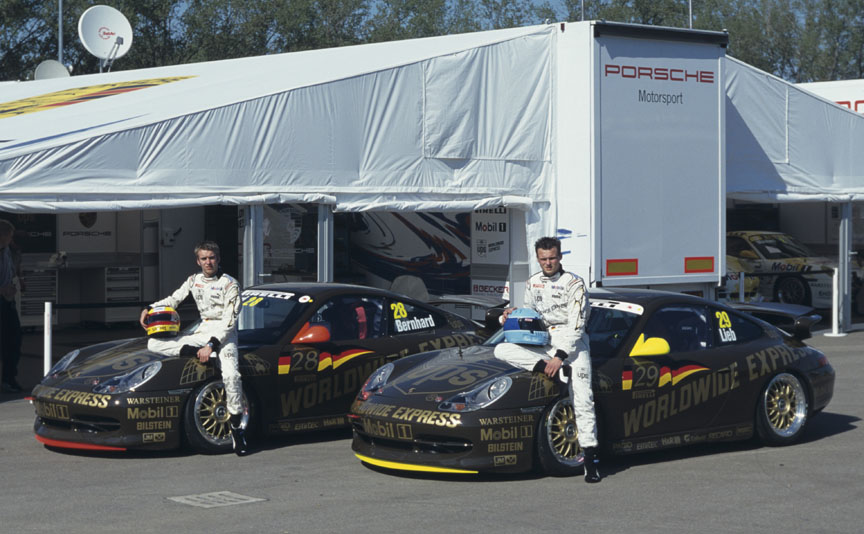 2000 Porsche 911 996 GT3 Cup, Timo Bernhard, Marc Lieb