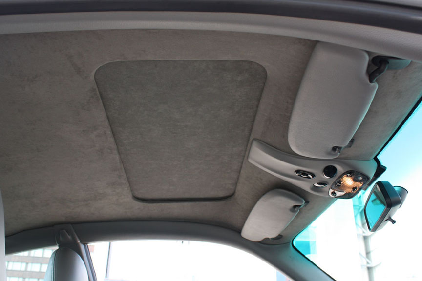 Porsche 911 996 alcantara ceiling