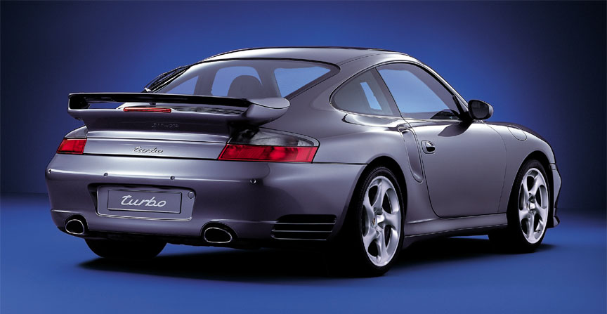 Porsche 911 996 Turbo Aerokit, rear spoiler