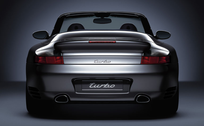 Porsche 911 996 Turbo Cabrio rear view