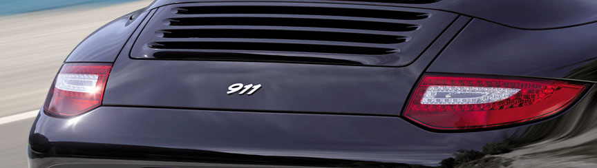 Porsche 997 Carrera Black Edition with rear panel 911 badge