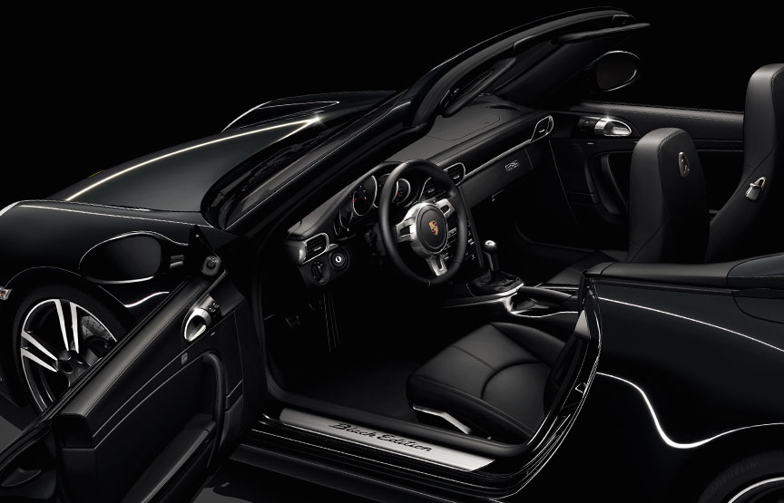 Porsche 911 997 Carrera Cabrio Black Edition interior