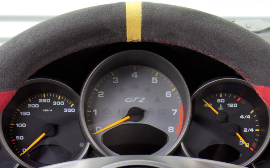 Porsche 911 997 GT2 RS tacho, speedometer