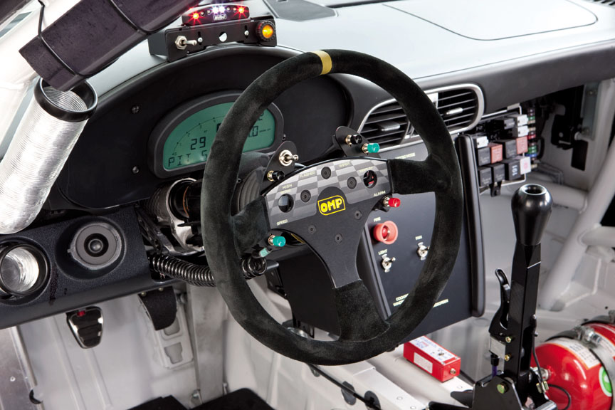 Porsche 911 997.2 GT3 Cup 3.8 steering wheel, dashboard 2010