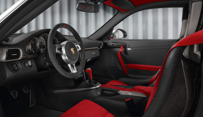 Porsche 911 997 GT3 RS 4.0 interior