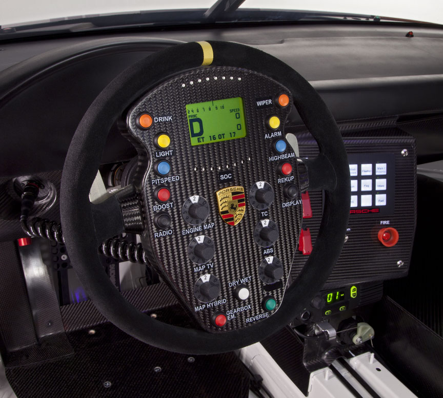 Porsche 911 997 GT3 R Hybrid version 2.0 (2011) steering wheel