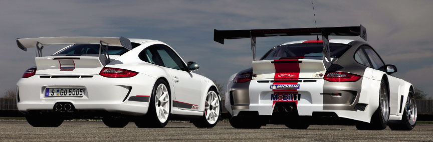 Porsche 911 997 GT3 RS 4.0 and GT3 R 4.0