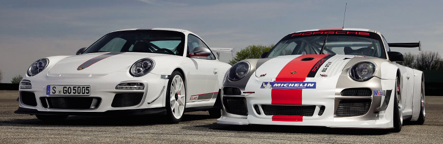 Porsche 911 997 GT3 RS 4.0 and GT3 R 4.0