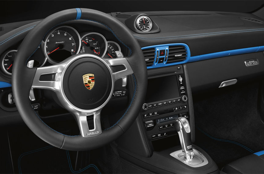 Porsche 911 997 Speedster dashboard, cockpit