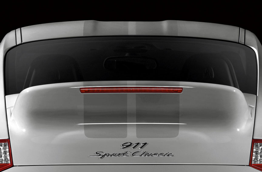 Porsche 911 997 Sport Classic duck tail